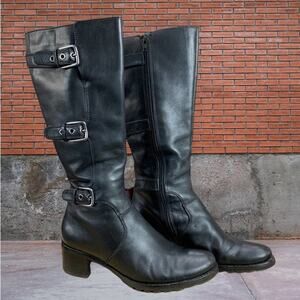 Ecco shoes boots leather uppers rubber sole. Size 36